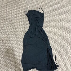 Express Black Backless Dress